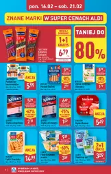 Gazetka promocyjna Aldi - Pełna oferta - Gazetka - ważna od 21.02 do 21.02.2026 - strona 8 - produkty: Kurczak, Krakus, Sos, Sok, Ser, Por, Gra, Sokołów, Parówki, Szynka, Tarczyński, Sport, Morliny, Kabanos, Frytki, Berlinki, Lisner