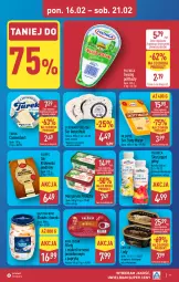 Gazetka promocyjna Aldi - Pełna oferta - Gazetka - ważna od 21.02 do 21.02.2026 - strona 9 - produkty: Sos, Ser, Gry, Twaróg, Złoty Mazur, Królewski, Piątnica, Jogurt, Lody, Margaryna, Camembert, Podlaski, Twaróg półtłusty, Jogurt pitny