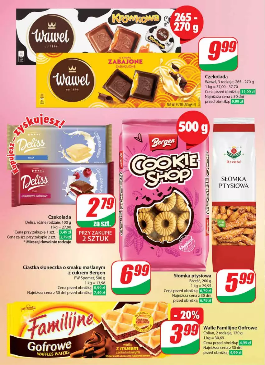 Gazetka promocyjna Dino - Gazetka 9 - ważna 28.02 do 05.03.2024 - strona 6 - produkty: Ciastka, Czekolada, Deliss, Fa, Wafle, Wawel