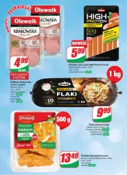 Gazetka promocyjna Dino - Gazetka 9 - Gazetka - ważna od 05.03 do 05.03.2024 - strona 40 - produkty: Kurczak, Kiełbasa krakowska, Parówki, Duda, Flaki, Kiełbasa, Olewnik, Flaki wołowe, Polędwiczki panierowane