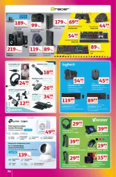 Gazetka promocyjna Auchan - Gazetka Znane Marki Lubiane Hipermarket Auchan - Gazetka - ważna od 07.06 do 07.06.2023 - strona 34 - produkty: Piec, Gra, Acer, Telefon, Pendrive, Słuchawki, Klawiatura, Głośnik, Smartwatch, TP-Link, Kamera, Mysz, Mysz optyczna, Powerbank, Intel