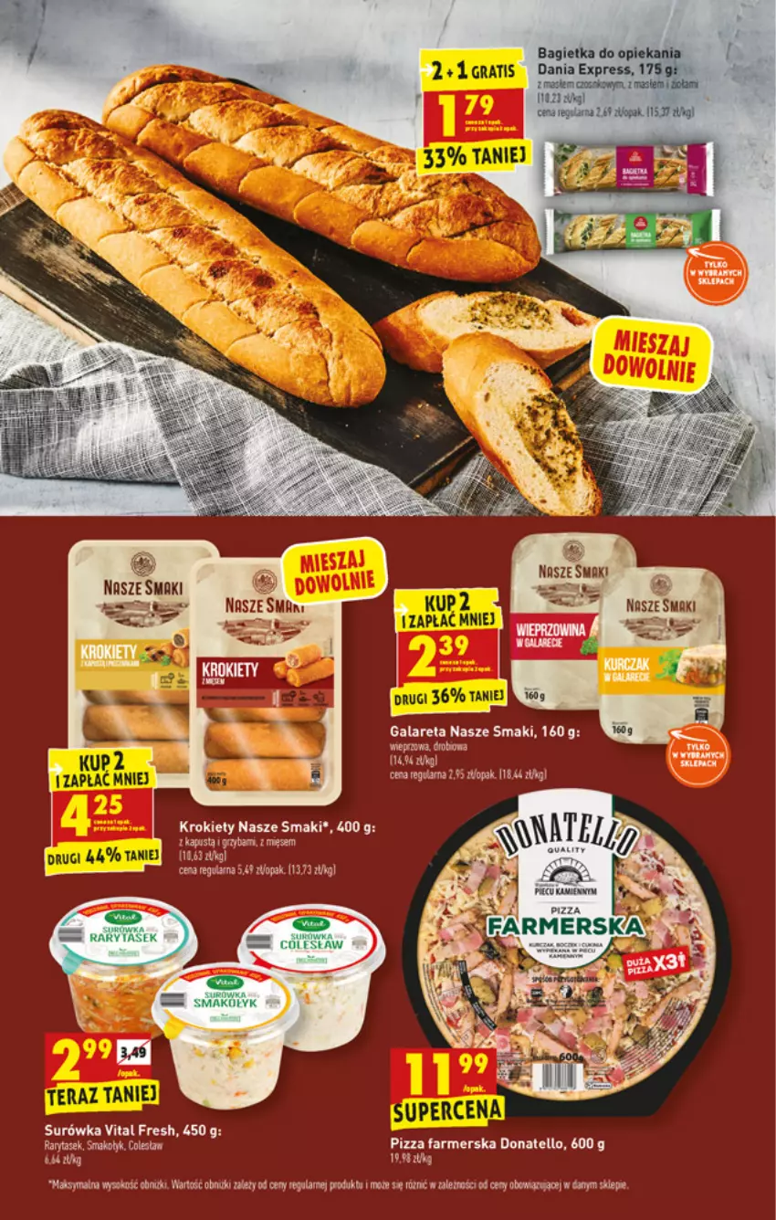 Gazetka promocyjna Biedronka - W tym tygodniu - ważna 27.12 do 31.12.2021 - strona 23 - produkty: Bagietka, Fa, Gala, Krokiety, Piec, Pizza, Ser, Sok, Surówka