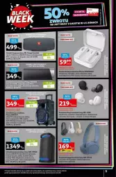 Gazetka promocyjna Auchan - Gazetka - ważna od 27.11 do 27.11.2023 - strona 8 - produkty: Por, JBL, Gry, Słuchawki, Głośnik, Mikrofon, Sony, Słuchawki bezprzewodowe, Manta