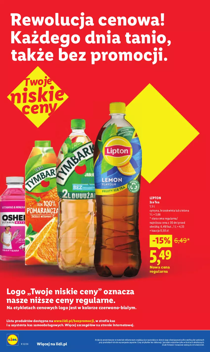 Gazetka promocyjna Lidl - Gazetka ważna od 3.08 do 5.08 - ważna 03.08 do 05.08.2026 - strona 30 - produkty: Ice tea, Lipton