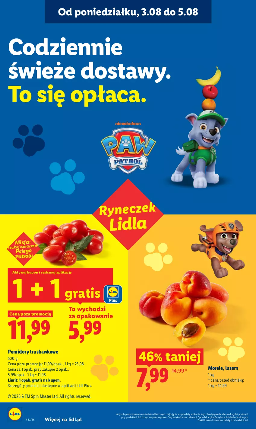 Gazetka promocyjna Lidl - Gazetka ważna od 3.08 do 5.08 - ważna 03.08 do 05.08.2026 - strona 42 - produkty: Gra, Pomidory, Ser