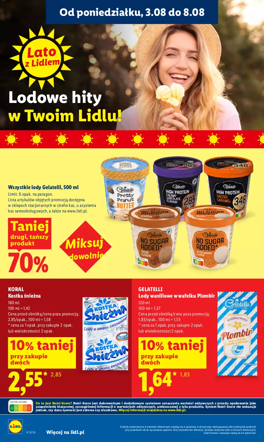 Gazetka promocyjna Lidl - Gazetka ważna od 3.08 do 5.08 - ważna 03.08 do 05.08.2026 - strona 72 - produkty: Lody