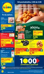 Gazetka promocyjna Lidl - Gazetka ważna od 3.08 do 5.08 - Gazetka - ważna od 05.08 do 05.08.2026 - strona 1 - produkty: Gra, Orzeszki, Pilos, Brzoskwinie, Orzeszki ziemne, Masło, Grafika, Mleko