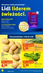 Gazetka promocyjna Lidl - Gazetka ważna od 3.08 do 5.08 - Gazetka - ważna od 05.08 do 05.08.2026 - strona 38 - produkty: Cebula, Warzywa, Ziemniaki, Laur, Owoce, Seler naciowy