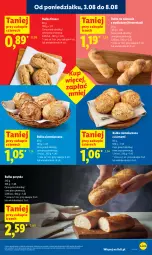 Gazetka promocyjna Lidl - Gazetka ważna od 3.08 do 5.08 - Gazetka - ważna od 05.08 do 05.08.2026 - strona 63 - produkty: Bułka fitness, Bułka