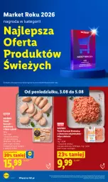 Gazetka promocyjna Lidl - Gazetka ważna od 3.08 do 5.08 - Gazetka - ważna od 05.08 do 05.08.2026 - strona 64 - produkty: Kurczak, Mięso mielone, Lion, Mięso