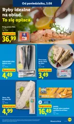 Gazetka promocyjna Lidl - Gazetka ważna od 3.08 do 5.08 - Gazetka - ważna od 05.08 do 05.08.2026 - strona 67 - produkty: Frosta, Por, Paluszki rybne, Tusz, Pstrąg, Dorsz