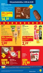 Gazetka promocyjna Lidl - Gazetka ważna od 3.08 do 5.08 - Gazetka - ważna od 05.08 do 05.08.2026 - strona 73 - produkty: Nutella, Lody, Ferrero