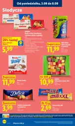 Gazetka promocyjna Lidl - Gazetka ważna od 3.08 do 5.08 - Gazetka - ważna od 05.08 do 05.08.2026 - strona 82 - produkty: Ser, Prince Polo, Galaretki, Rurki, Delicje, Deser, Gala, Kinder