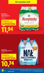 Gazetka promocyjna Lidl - GAZETKA - Gazetka - ważna od 10.01 do 10.01.2026 - strona 14 - produkty: Nałęczowianka, Mus, Muszynianka, Woda mineralna, Woda, Magnez