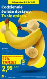 Gazetka promocyjna Lidl - GAZETKA - Gazetka - ważna od 10.01 do 10.01.2026 - strona 18 - produkty: Banany