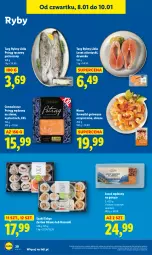 Gazetka promocyjna Lidl - GAZETKA - Gazetka - ważna od 10.01 do 10.01.2026 - strona 30 - produkty: Pstrąg tęczowy, Kawa, Sezam, Sushi, Pstrąg, Krewetki, Pstrąg wędzony