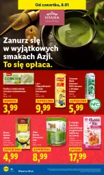 Gazetka promocyjna Lidl - GAZETKA - Gazetka - ważna od 10.01 do 10.01.2026 - strona 34 - produkty: Torebka, Ciastka, Por, Chipsy, Woda, Herbata, Lay’s, Mango, Liczi, Kokos