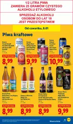 Gazetka promocyjna Lidl - GAZETKA - Gazetka - ważna od 10.01 do 10.01.2026 - strona 45 - produkty: Piwa, Por, Lack