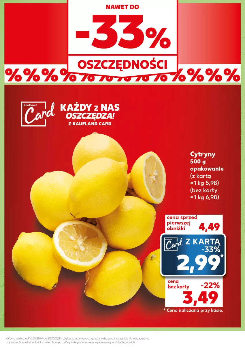 Gazetka promocyjna Kaufland - Kaufland - ważna 20.05 do 22.05.2024 - strona 11 - produkty: Cytryny