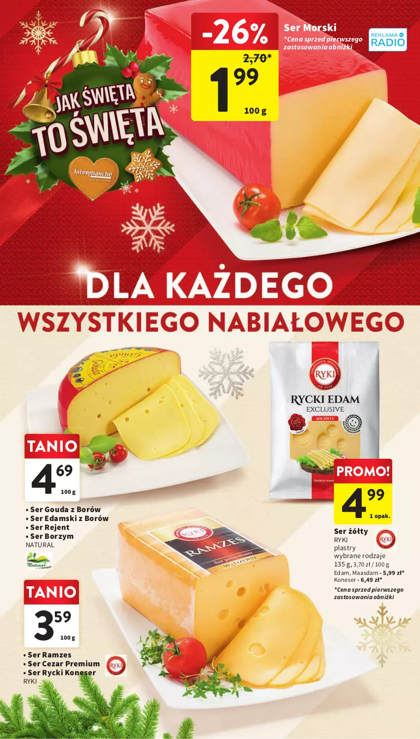 Gazetka promocyjna Intermarche - Gazetka Intermarche - ważna 07.12 do 13.12.2023 - strona 32 - produkty: Edam, Gouda, Maasdam, Ser