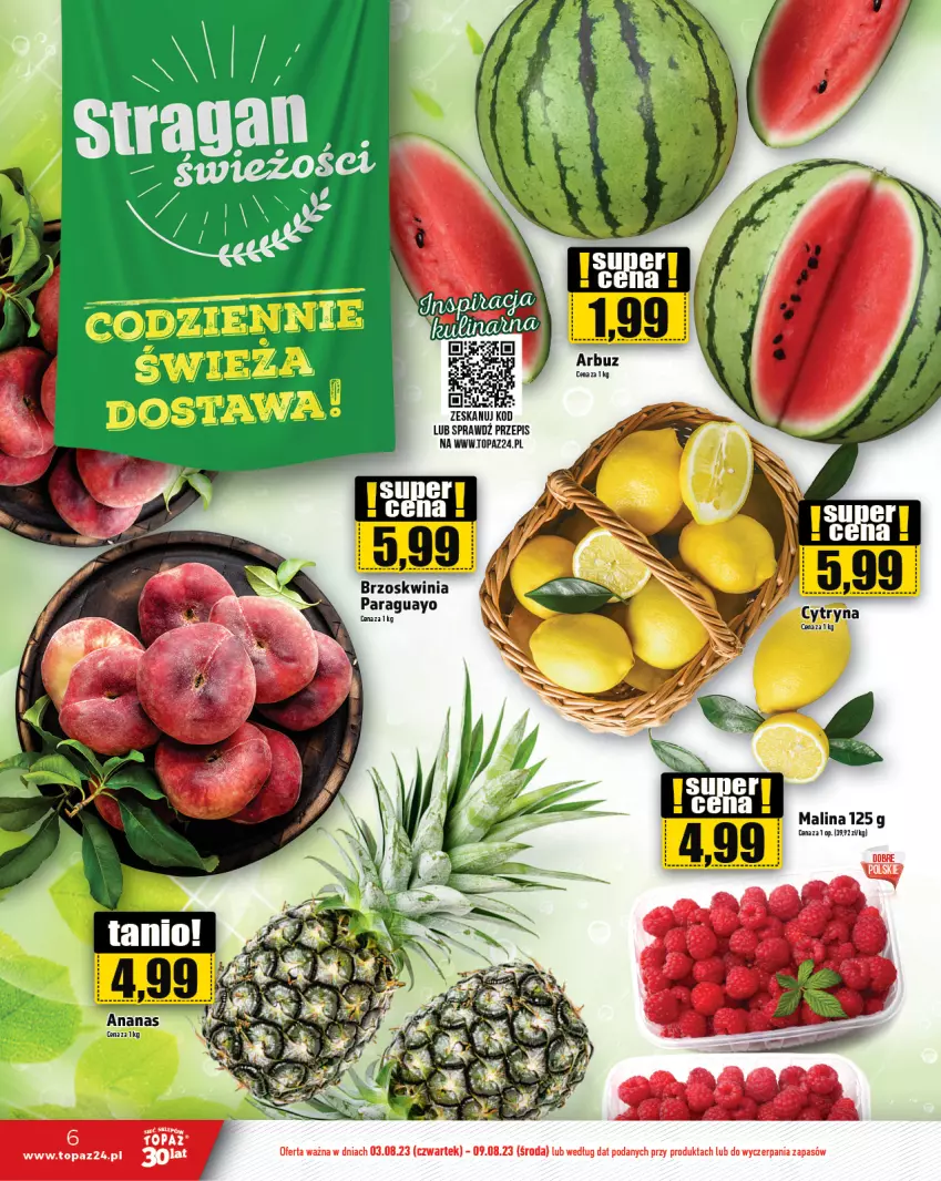 Gazetka promocyjna Topaz - Gazetka - ważna 03.08 do 09.08.2023 - strona 6 - produkty: Top