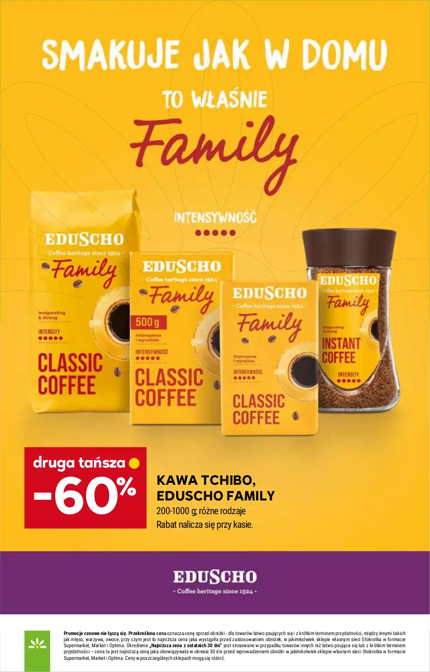 Gazetka promocyjna Stokrotka - Supermarket - ważna 11.06 do 17.06.2026 - strona 23 - produkty: Fa, Kawa, Mięso, Optima, Owoce, Tchibo, Warzywa