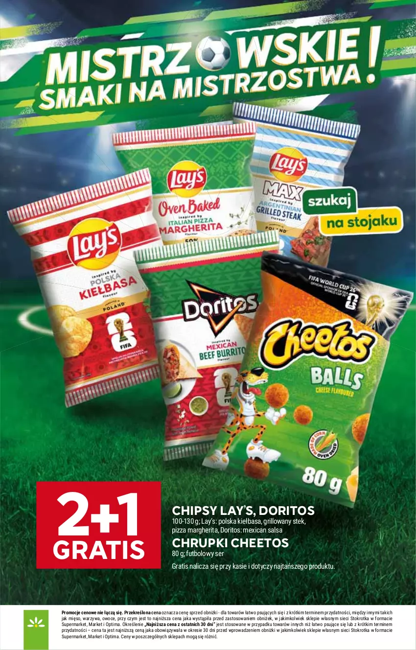 Gazetka promocyjna Stokrotka - Supermarket - ważna 11.06 do 17.06.2026 - strona 28 - produkty: Cheetos, Chipsy, Chrupki, Gra, HP, Lay’s