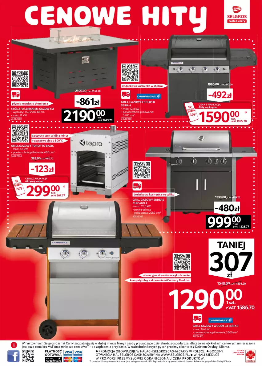 Gazetka promocyjna Selgros - Oferta przemysłowa - ważna 10.06 do 23.06.2021 - strona 3 - produkty: Gra, Grill, Grill gazowy, LG, Ser, Sok, Stek, Stół, Stolik