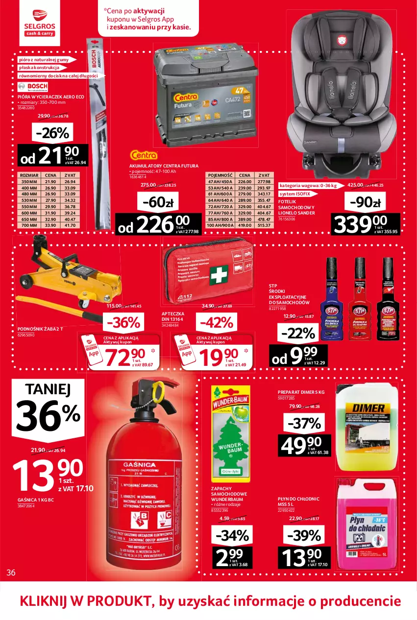 Gazetka promocyjna Selgros - Oferta przemysłowa - ważna 10.06 do 23.06.2021 - strona 36 - produkty: Akumulator, Fotel, Fotelik, Fotelik samochodowy, Gaśnica, LG, Lion, Płyn do chłodnic, STP