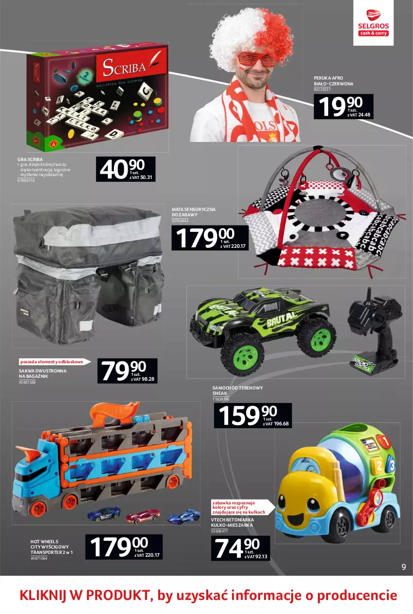 Gazetka promocyjna Selgros - Oferta przemysłowa - ważna 10.06 do 23.06.2021 - strona 45 - produkty: Gra, Hot Wheels, Por, Samochód, Sport, Tran, Zabawka