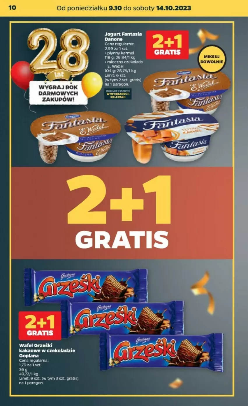 Gazetka promocyjna Netto - ważna 09.10 do 15.10.2023 - strona 2 - produkty: Czekolada, E. Wedel, Goplana, Gra, Grześki, Kakao, LANA