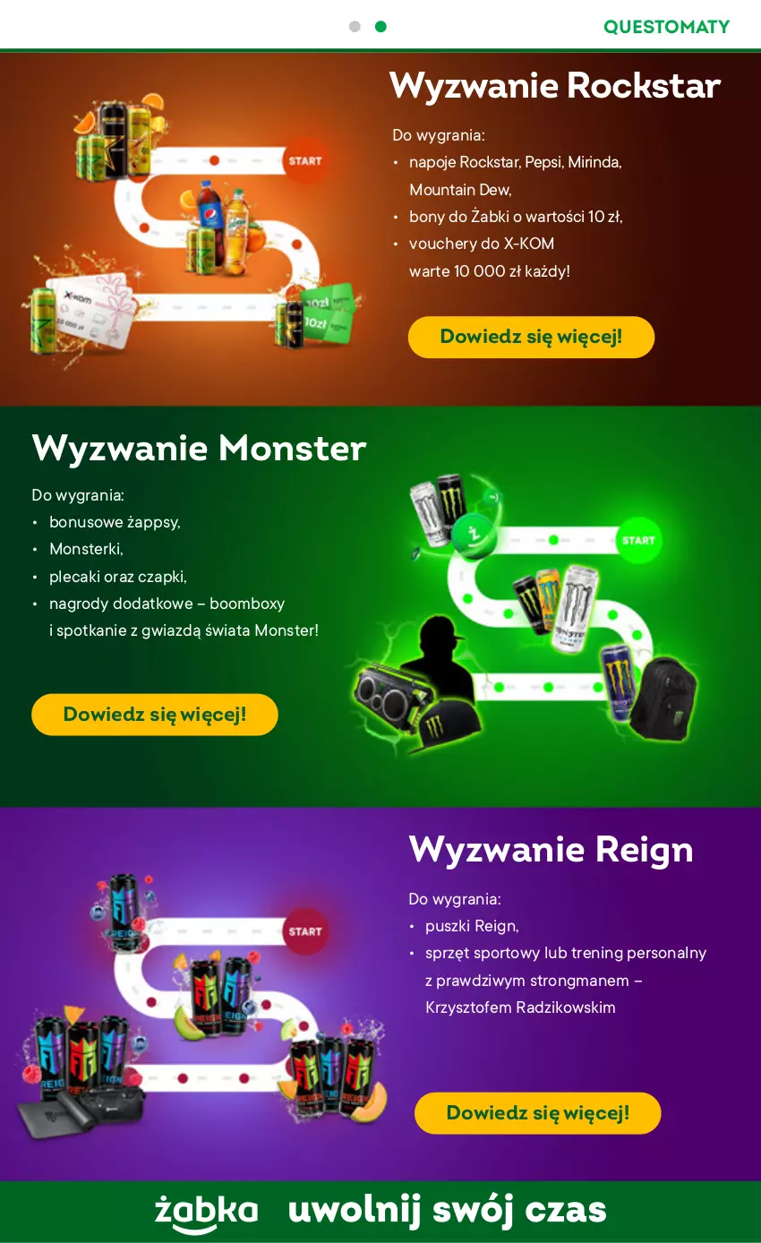 Gazetka promocyjna Żabka - ważna 23.11 do 29.11.2022 - strona 21 - produkty: Gra, Mirinda, Napoje, Pepsi, Plecak, Por, Sport