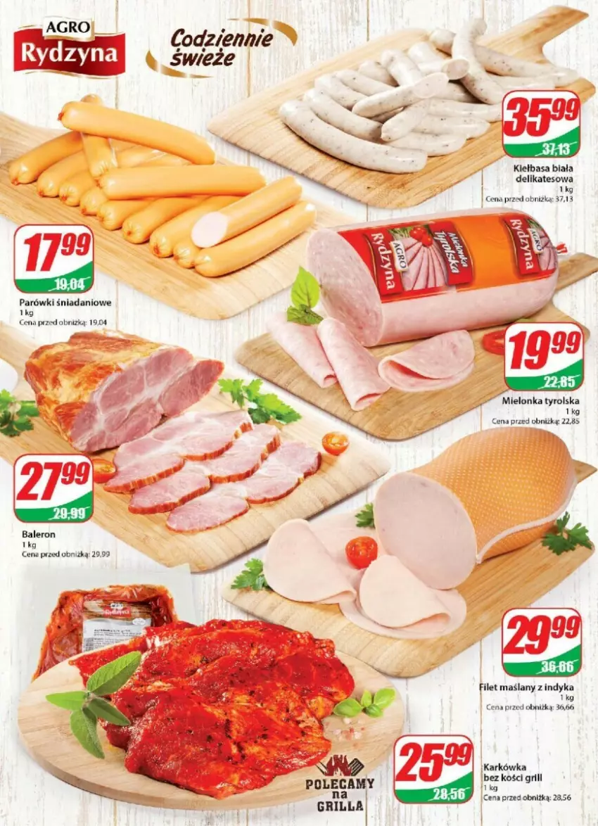 Gazetka promocyjna Dino - ważna 30.08 do 05.09.2023 - strona 2 - produkty: Danio, Grill, Kiełbasa, Kiełbasa biała, Mielonka tyrolska, Parówki