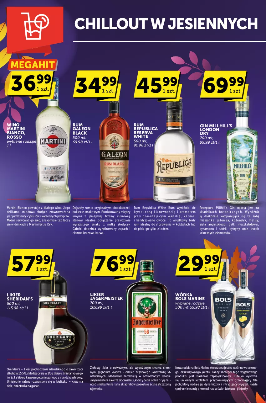 Gazetka promocyjna ABC - ważna 19.10 do 31.10.2023 - strona 6 - produkty: Bols, Cień, Cytryny, Fa, Gin, Inka, Jagermeister, Kawa, Kret, Lack, Leon, Likier, Martini, Mus, Nuty, Owoce, Rum, Ser, Tera, Whiskey, Wino, Wódka