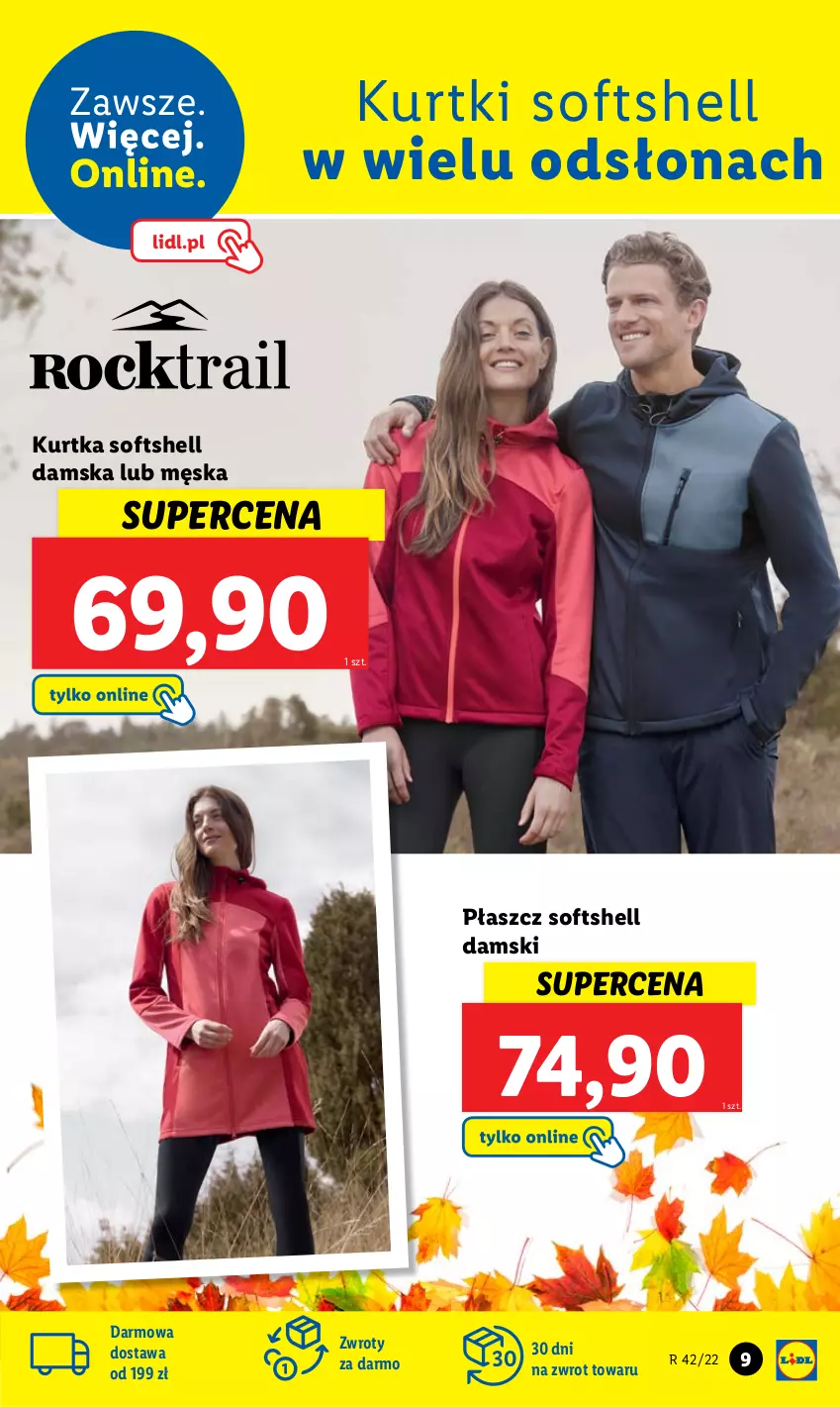 Gazetka promocyjna Lidl - GAZETKA - ważna 17.10 do 22.10.2022 - strona 11 - produkty: Kurtka, Kurtka softshell, Płaszcz