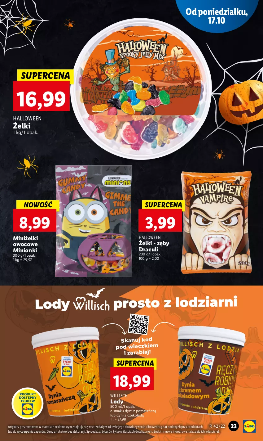 Gazetka promocyjna Lidl - GAZETKA - ważna 17.10 do 22.10.2022 - strona 25 - produkty: Lody