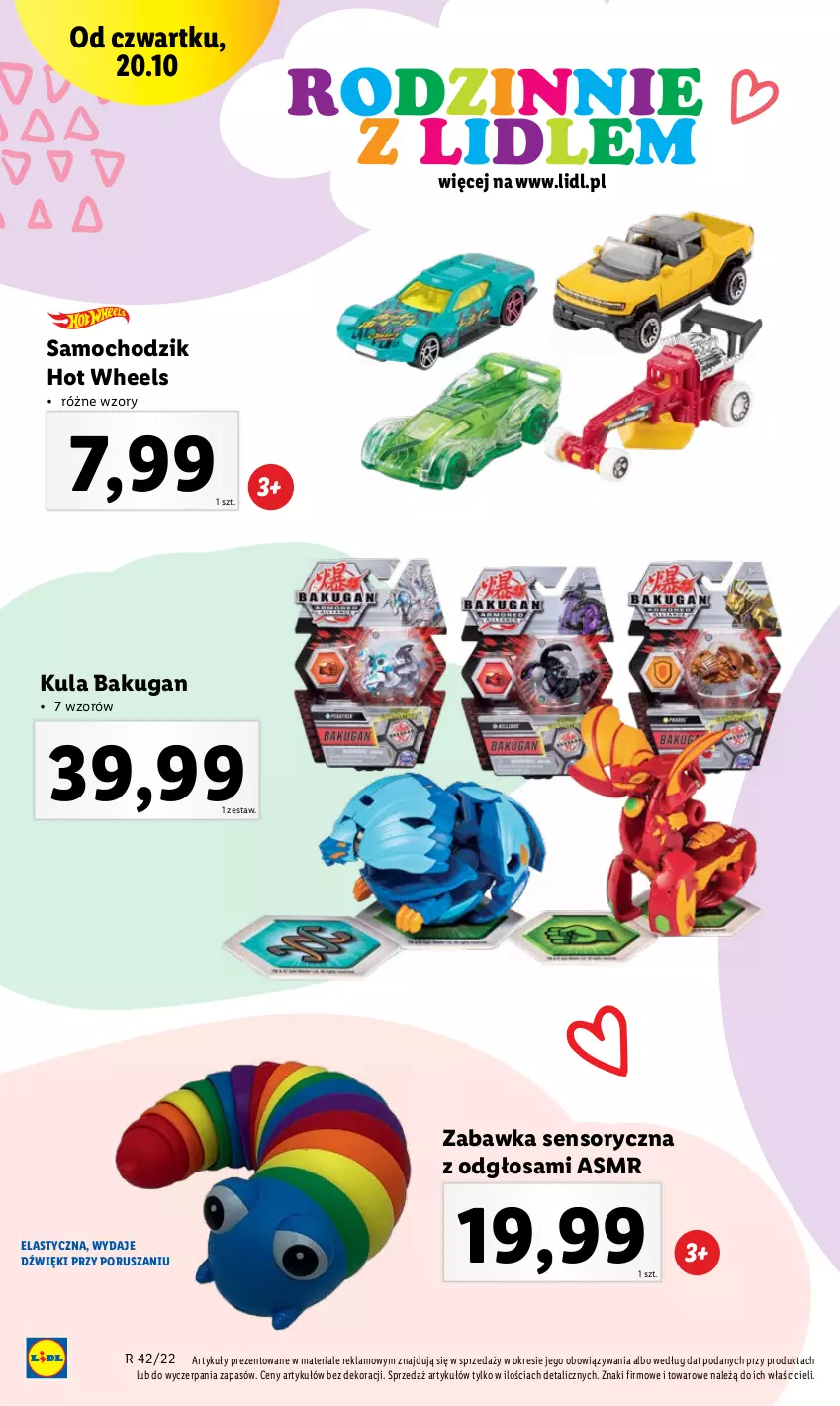 Gazetka promocyjna Lidl - GAZETKA - ważna 17.10 do 22.10.2022 - strona 28 - produkty: Chodzik, Hot Wheels, Por, Zabawka