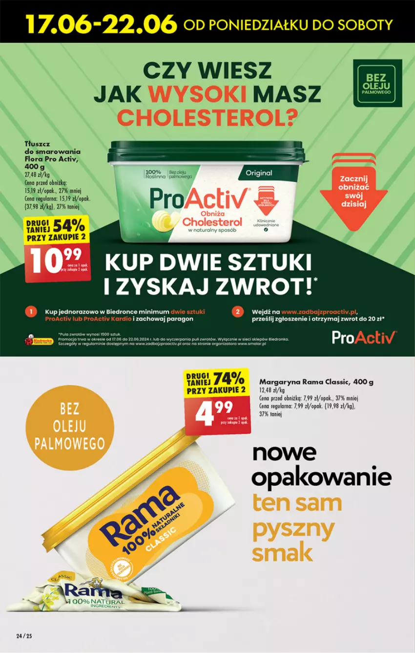 Gazetka promocyjna Biedronka - Od poniedzialku - ważna 17.06 do 22.06.2024 - strona 28 - produkty: Dron, Fa, Margaryna, Rama