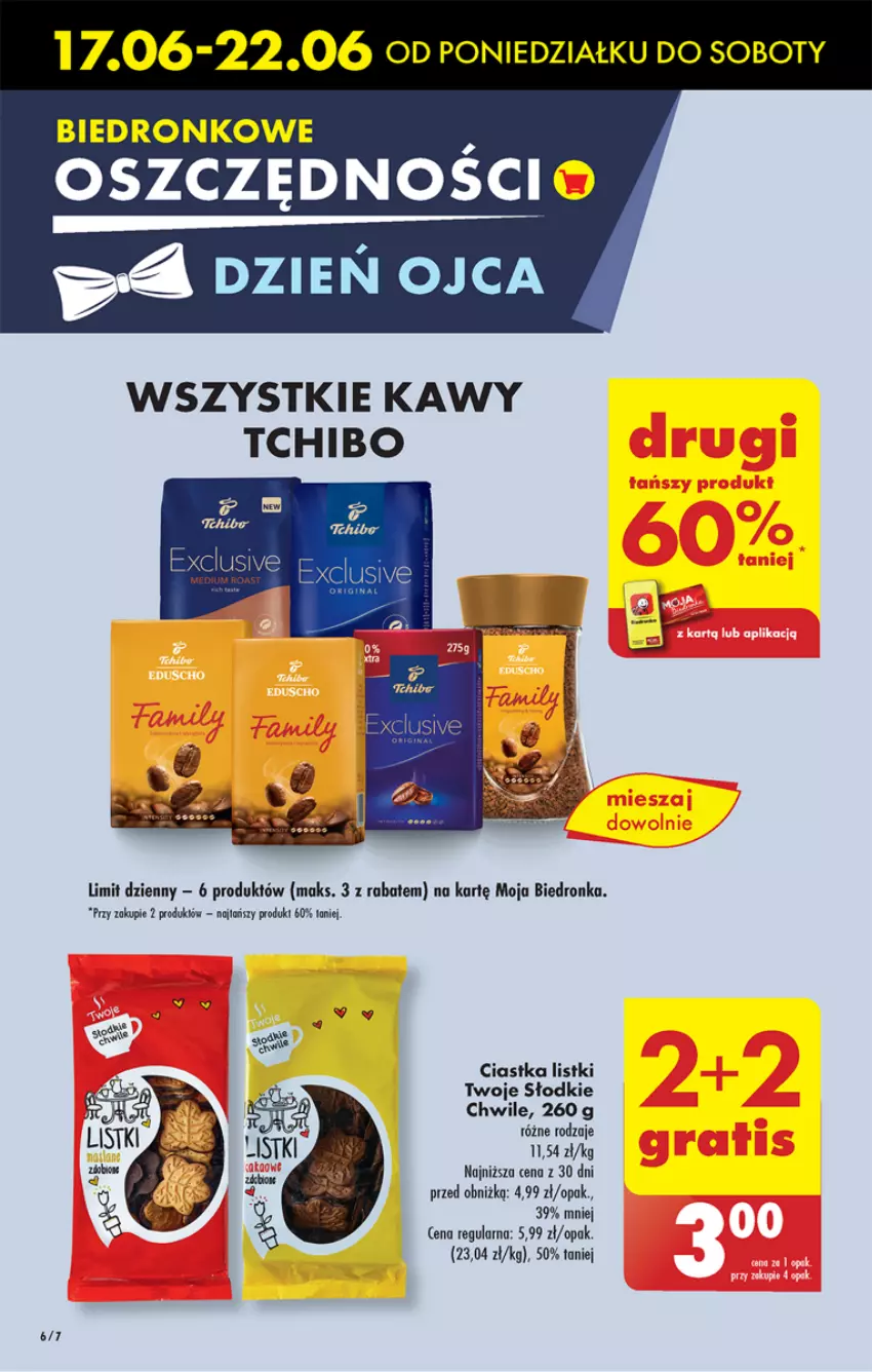 Gazetka promocyjna Biedronka - Od poniedzialku - ważna 17.06 do 22.06.2024 - strona 6 - produkty: Ciastka, Dron, Tchibo