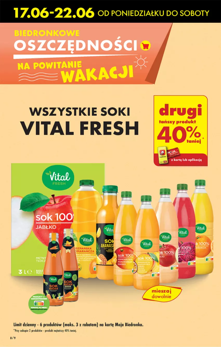 Gazetka promocyjna Biedronka - Od poniedzialku - ważna 17.06 do 22.06.2024 - strona 8 - produkty: Dron, Sok