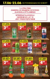 Gazetka promocyjna Biedronka - Od poniedzialku - Gazetka - ważna od 22.06 do 22.06.2024 - strona 52 - produkty: Piwa, Piwo, Gra, BIC, Somersby, Heineken, Tatra, Perła, Redd's