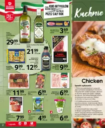 Gazetka promocyjna Selgros - Katalog Kuchnie Świata - Gazetka - ważna od 02.02 do 02.02.2022 - strona 2 - produkty: Kurczak, Makaron, Sos, Por, Gin, Mortadella, Czosnek, Prosciutto, Rukola, Kawa, Dell, Sałat, Szynka, Pieprz, Bazyl, Oliwa z oliwek, Bazylia, Parmezan, Olej