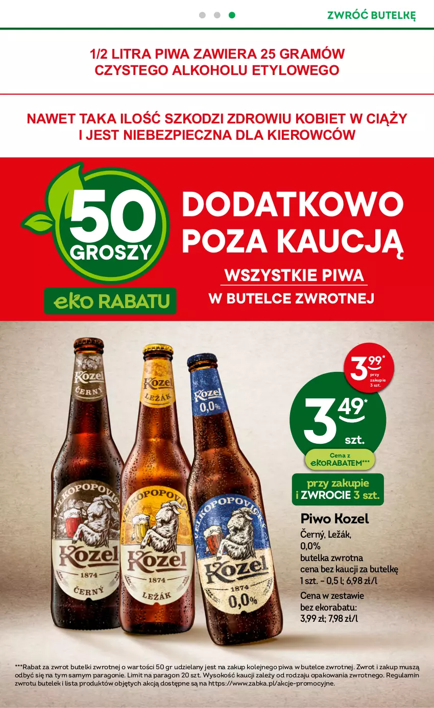 Gazetka promocyjna Żabka - ważna 26.04 do 09.05.2023 - strona 16 - produkty: Gra, Kozel, Mus, Olej, Piec, Piwa, Piwo, Sok