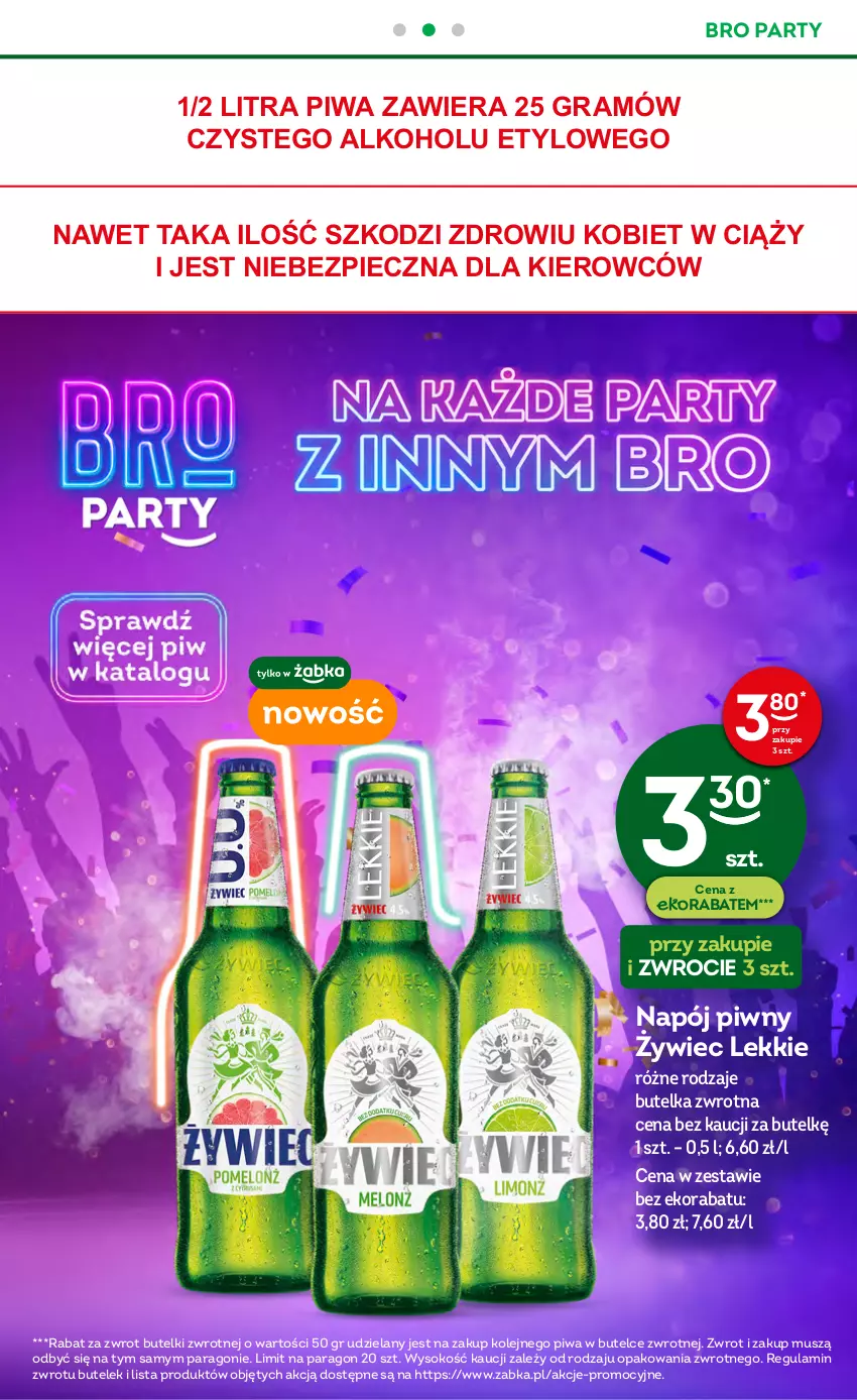 Gazetka promocyjna Żabka - ważna 26.04 do 09.05.2023 - strona 18 - produkty: Gra, Mus, Napój, Olej, Piec, Piwa, Sok