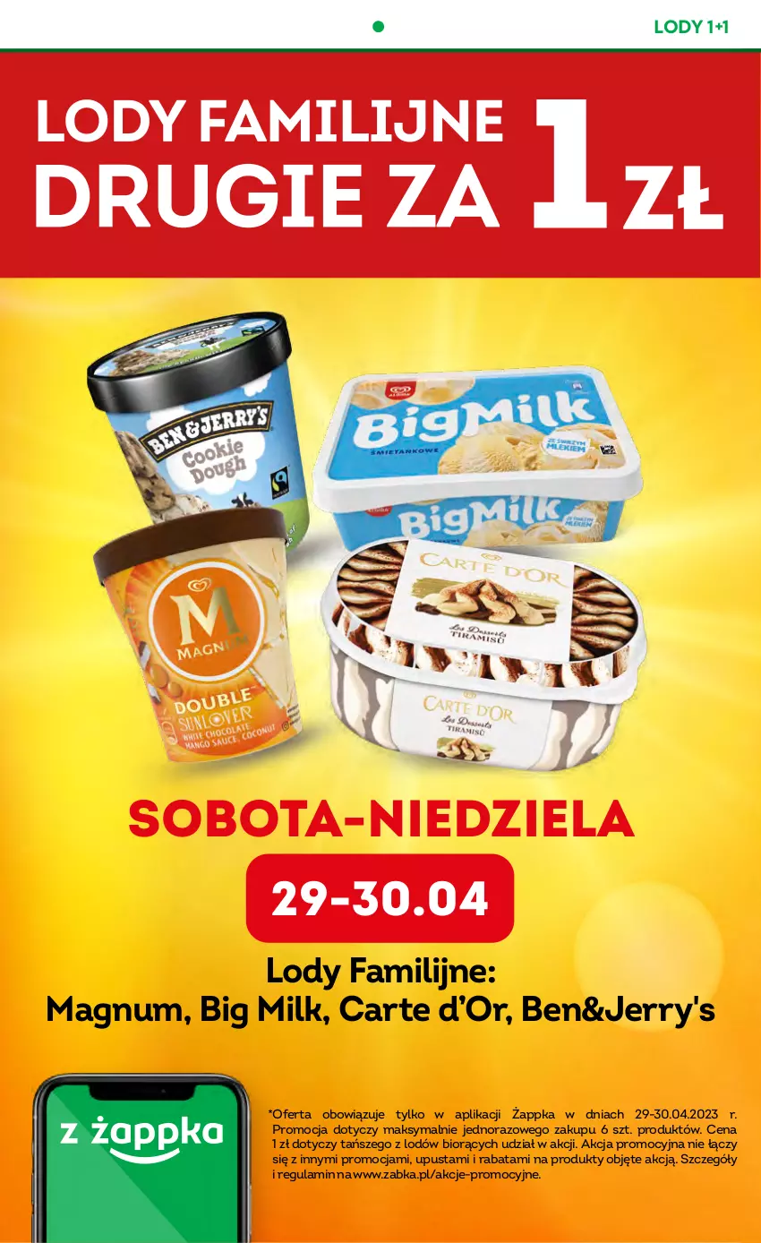 Gazetka promocyjna Żabka - ważna 26.04 do 09.05.2023 - strona 2 - produkty: Big Milk, Fa, Lody