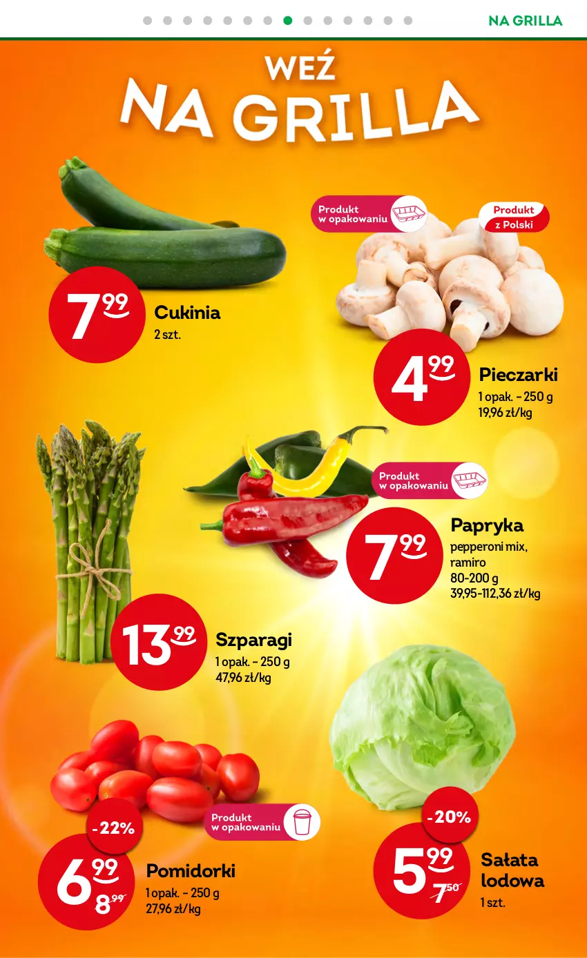 Gazetka promocyjna Żabka - ważna 26.04 do 09.05.2023 - strona 29 - produkty: Grill, Papryka, Piec, Pomidorki, Sałat, Sałata lodowa