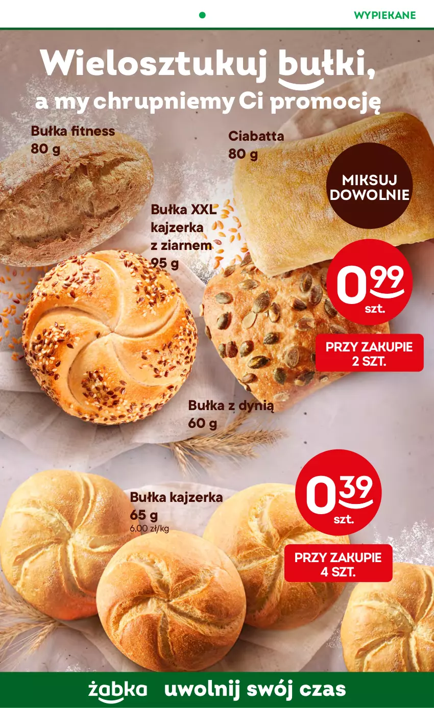 Gazetka promocyjna Żabka - ważna 26.04 do 09.05.2023 - strona 41 - produkty: Bułka, Bułka fitness, Ciabatta, Dynią, Kajzerka