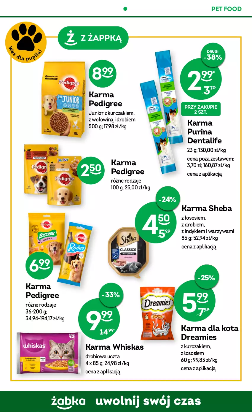 Gazetka promocyjna Żabka - ważna 26.04 do 09.05.2023 - strona 59 - produkty: Kurczak, Pedigree, Pur, Purina, Sheba, Sos, Warzywa, Whiskas