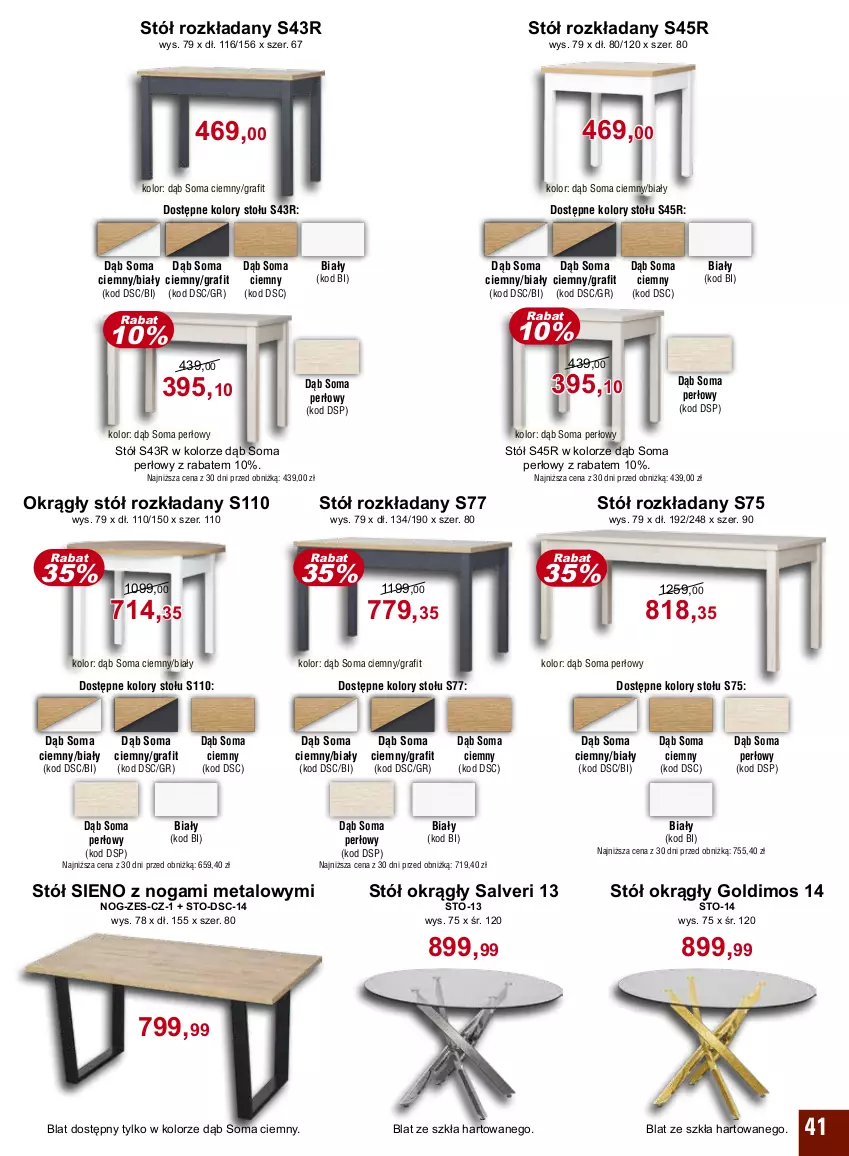 Gazetka promocyjna Bodzio - ważna 01.10 do 31.12.2023 - strona 41 - produkty: Gra, Stół, Stół rozkładany