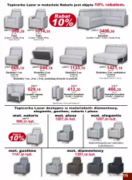 Gazetka promocyjna Bodzio - Gazetka - ważna od 31.12 do 31.12.2023 - strona 115 - produkty: Gra, Pościel, Tapicerka, Narożnik, Siedzisko, Fotel, Lazur